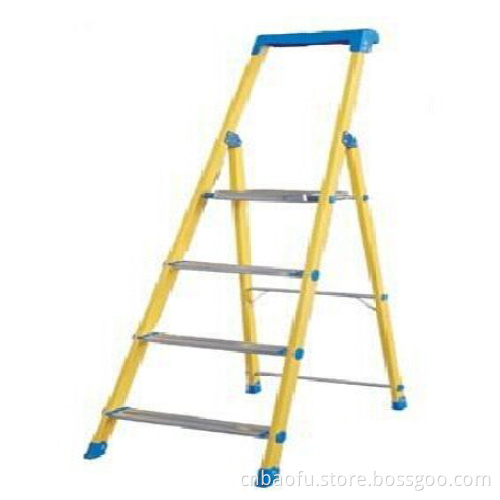 35kv Household Fiberglass Platform Ladder with Tools Kit